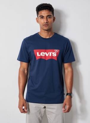 T-shirt coupe cintrée manches courtes bleu LEVI'S homme