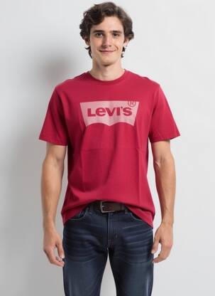 T-shirt coupe droite manches courtes rouge LEVI'S homme