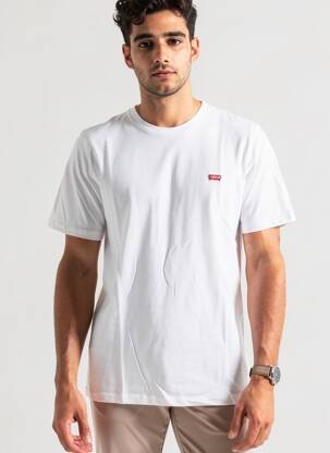 T-shirt coupe droite manches courtes blanc LEVI'S homme