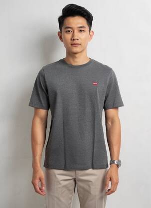 T-shirt coupe droite manches courtes gris LEVI'S homme