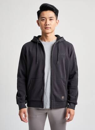 Veste casual resserrée sur le bas noir PETROL INDUSTRIES homme