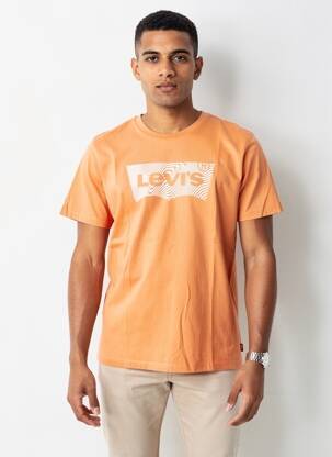T-shirt stretch manches courtes orange LEVI'S homme