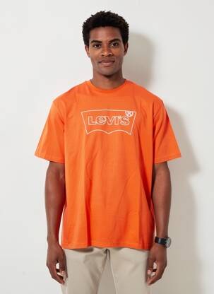T-shirt stretch manches courtes orange LEVI'S homme