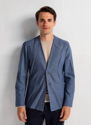 Blazer poches bleu PIERRE TALAMON homme