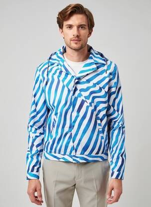 Blouson poches bleu PIERRE TALAMON homme