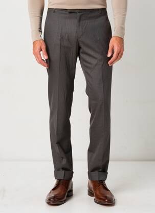 Pantalon slim taille à pinces taille normale noir PIERRE TALAMON homme