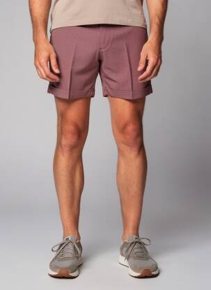 Short fermeture zippée sous rabat boutonné taille normale rouge PIERRE TALAMON homme