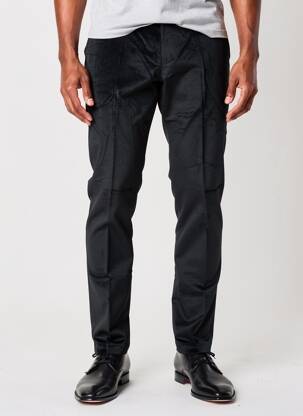 Pantalon slim tissage velours taille normale noir PIERRE TALAMON homme