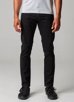 Pantalon slim stretch taille normale noir LEVI'S homme