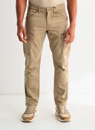Pantalon cargo taille normale taille normale beige PETROL INDUSTRIES homme
