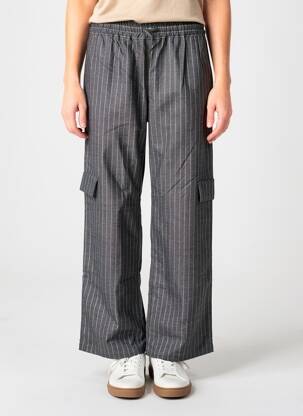 Pantalon cargo coupe droite taille normale gris LE TEMPS DES CERISES femme