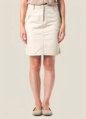 Jupe courte poches beige ESPRIT DE LA MER femme