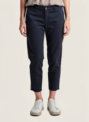 Pantalon 7/8 stretch taille normale bleu HAPPY femme