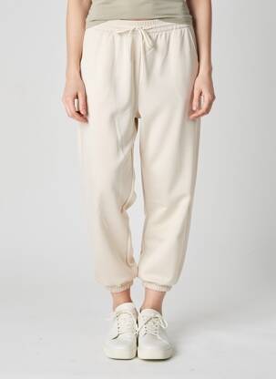 Jogging stretch taille normale beige MISS BON femme