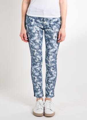 Pantalon slim stretch taille normale bleu TOXIK3 femme