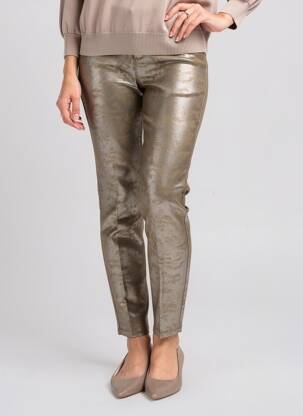 Pantalon slim stretch taille normale vert TOXIK3 femme