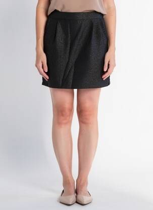 Jupe courte poches noir EMMA ELLA femme