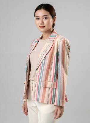 Blazer poches beige SURKANA femme