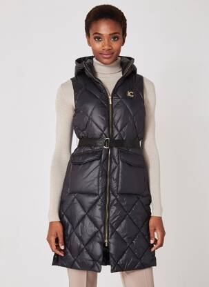 Doudoune poches a capuche noir LOLA CASADEMUNT femme