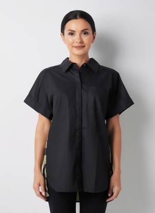 Tunique manches courtes manches courtes noir LOLA CASADEMUNT femme