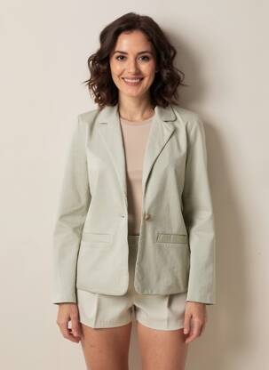 Blazer poches vert YERSE femme