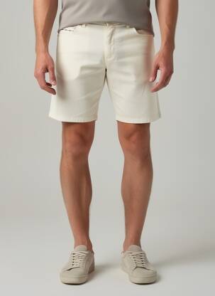 Bermuda tissage denim taille normale beige LCDN homme