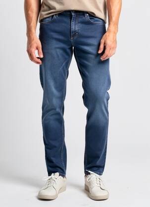 Jeans coupe slim stretch taille normale bleu LCDN homme