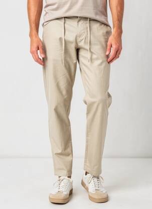Pantalon chino poches taille normale beige LCDN homme