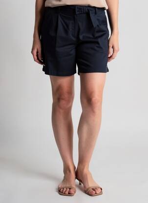 Short taille à pinces taille haute bleu TEDDY SMITH femme