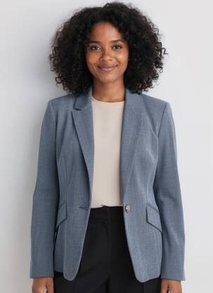 Blazer poches bleu EVA KAYAN femme