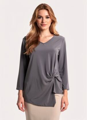 Top manches longues manches longues gris JOSEPH RIBKOFF femme