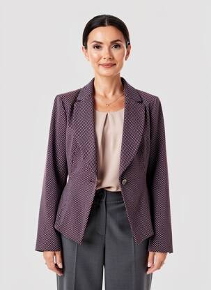 Blazer coupe cintrée rouge PENNYBLACK femme