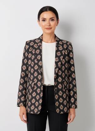Blazer poches noir LA FEE MARABOUTEE femme