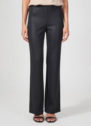 Pantalon droit stretch taille normale noir NATHALIE CHAIZE femme