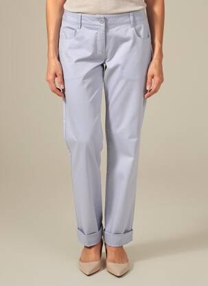 Pantalon droit stretch taille normale bleu PENNYBLACK femme