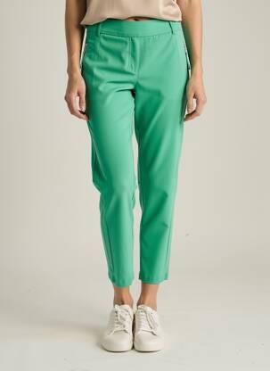 Pantalon 7/8 stretch taille normale vert RAFFAELLO ROSSI femme