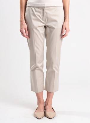 Pantalon 7/8 taille à pinces taille normale beige PENNYBLACK femme