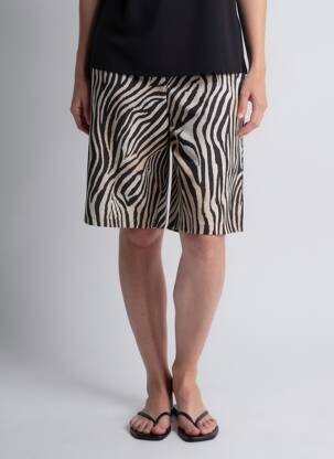 Bermuda taille à pinces taille normale noir ACCESS femme