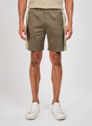 Bermuda taille élastique taille normale vert GERTRUDE homme