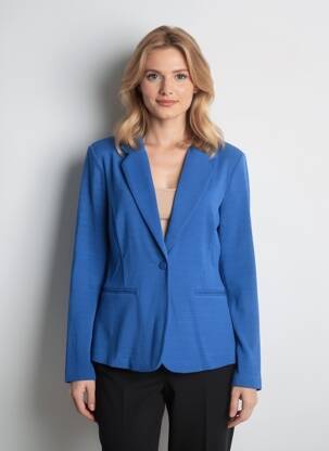 Blazer fausses poches bleu ICHI femme