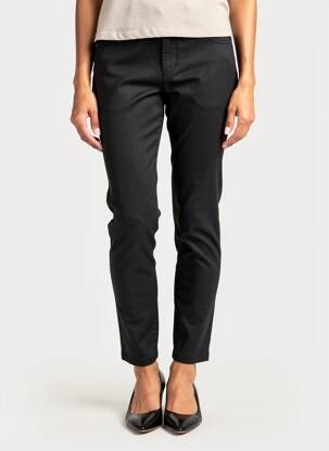 Pantalon slim stretch taille normale noir MARBLE femme