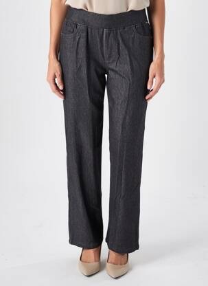 Pantalon droit stretch taille normale gris AGATHE & LOUISE femme