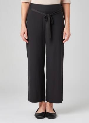 Pantalon droit stretch taille normale noir MARBLE femme