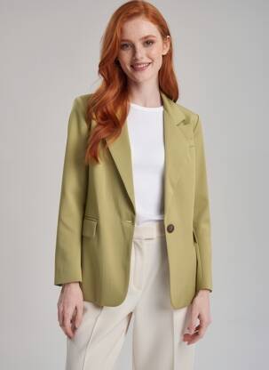 Blazer poches vert LOAVIES femme