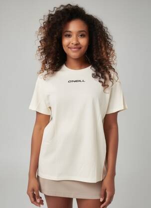 T-shirt coupe droite manches courtes beige O'NEILL femme