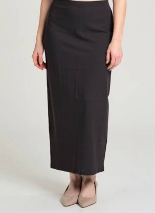Jupe longue coupe droite noir DIVIDED H&M femme