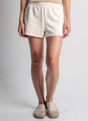 Short taille normale taille normale beige H&M femme