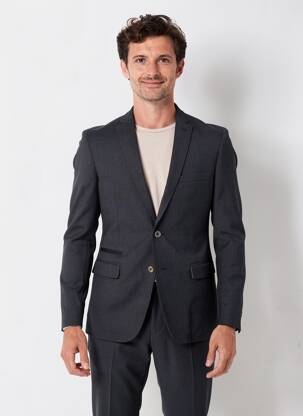 Blazer finition intérieure doublée noir SAINT HILAIRE homme