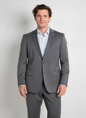 Blazer finition intérieure doublée gris SAINT HILAIRE homme