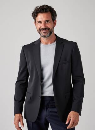 Blazer finition intérieure doublée noir SAINT HILAIRE homme